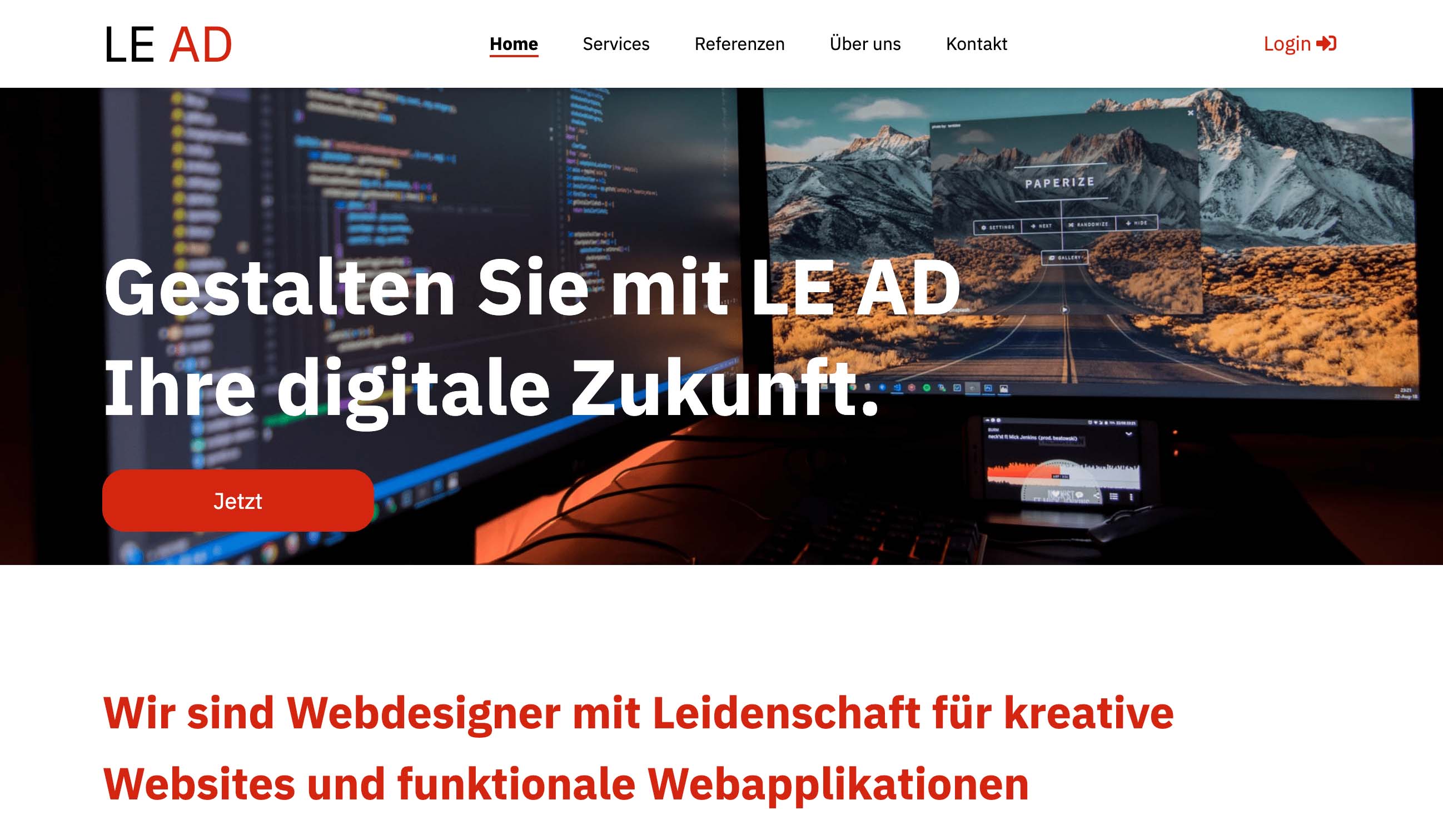 LEAD WebPage